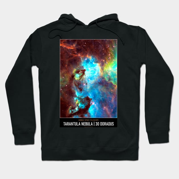 High Resolution Astronomy Tarantula Nebula | 30 Doradus Hoodie by tiokvadrat